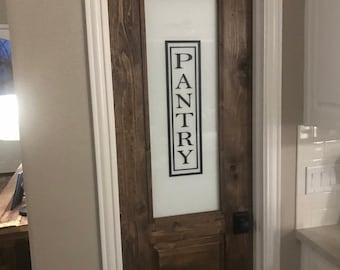 Pantry Door Inspiration Deca Wall Decal Kitchen Vinyl Wall Decals Sitcker Decor 