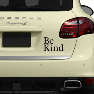 Be Kind Bumper Sticker FREE SHIPPING Spread the Love Be Kind Decal
