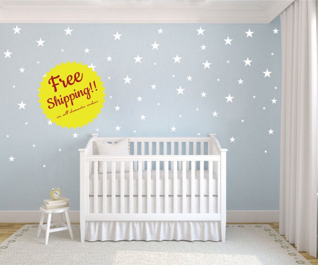 Star Shapes Multisize 75 per - Decal Wall Vinyl Sticker FREE SHIPPING ...