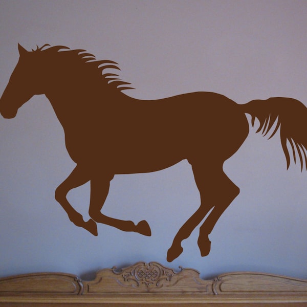 Pony Wall Decal Etsy