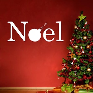 Noel Decal Christmas Wall Vinyl Sticker Family Kids Room FREE Shipping Holiday Season Santa Ho Ho Door Decal Quote Merry Christmas Snow