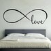 Infinity Heart Symbol Logo Vinyl Decal - Etsy UK