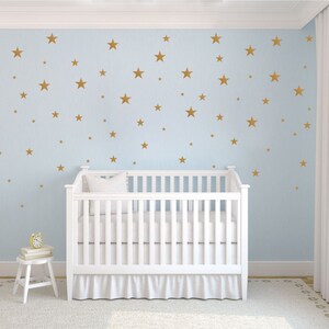 Star Shapes Multisize 75 per Decal Wall Vinyl Sticker FREE SHIPPING Stars Night Sky Nursery Decor Confetti Baby Boy Girls Room Entryway image 3