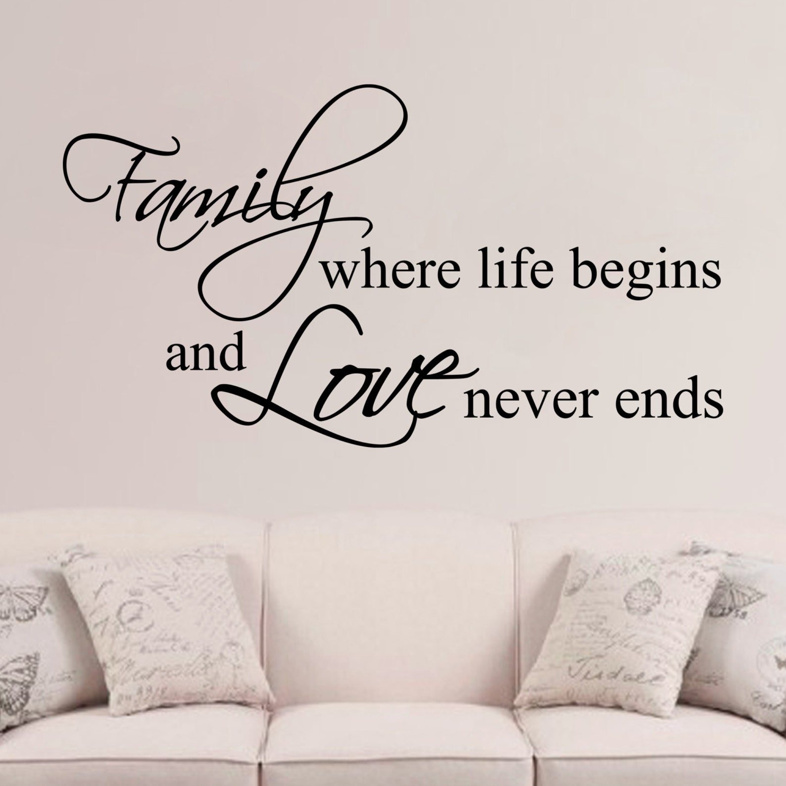 Famiglia Dove La Vita Inizia E L'amore Non Finisce Mai