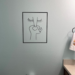 Holding Nose Bathroom Decal Vinyl Wall Decal Bathroom Wall Decor Funny Decals for Bathroom Entryway Decal Potty Time Decal Fun Sticker