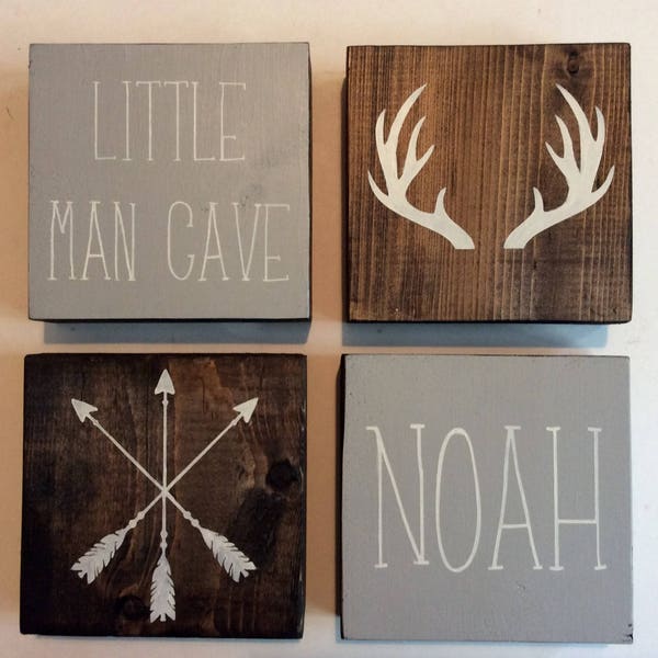 Boys Bedroom Wall | Boys Bedroom Decor | Little Man Cave | Rustic Boys Room | Rustic Nursery | Kids Wall Art | Rustic | Personalized Sign