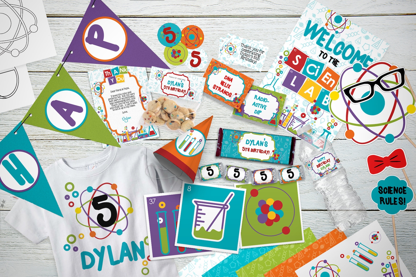 DIY Instant Download Science Printable Party Package - Etsy