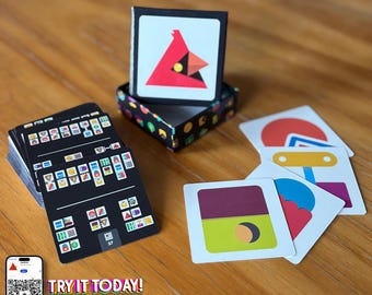 Cardinal Logic Puzzle Card Game (Print&Play)