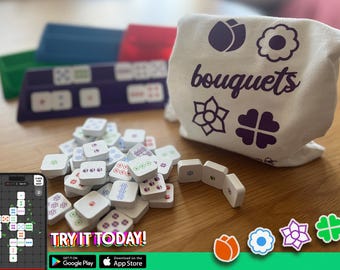 Bouquets Tile Game: Floral Pattern Creation