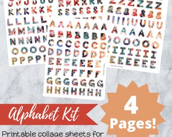 Afdrukbaar dagboek alfabet afdrukbaar dagboek afdrukbaar alfabet afdrukbaar dagboek letters afdrukbaar planner afdrukbaar afdrukbaar collageblad dagboek