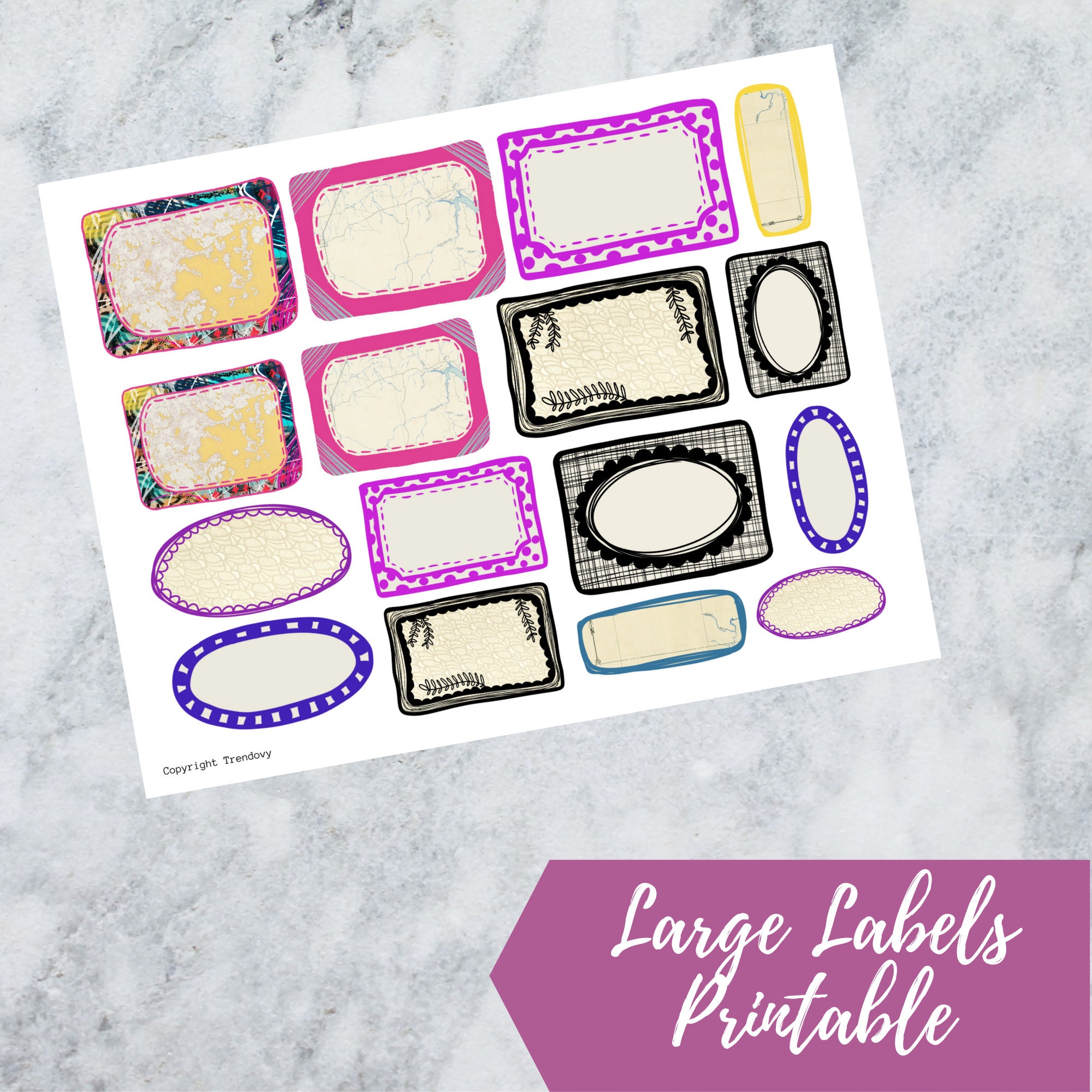 Journal Printable, Journaling Printable, Dates Printable, Journal Tabs ...