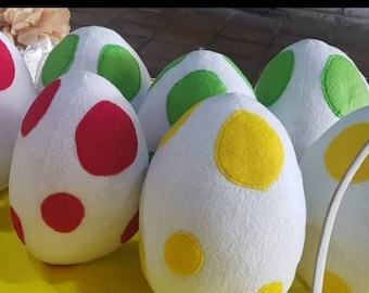 Felt Plushie Dino Eggs