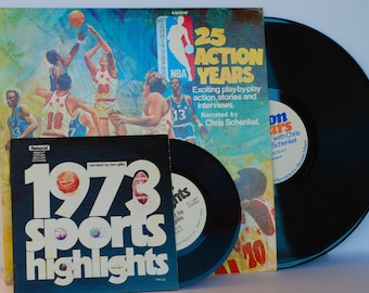Vintage NBA Vinyl: 25th Anniversary Action Years, Chris Schenkel