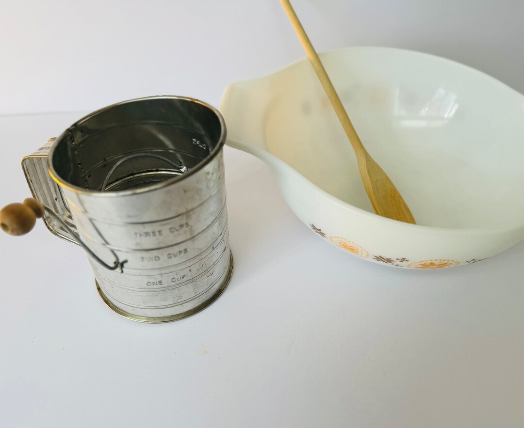 Vintage Flour Sifter, 3 Cup, Good Cook, Farmhouse Decor - Etsy