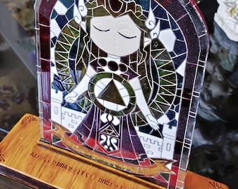 Desk Lamp | Stained Glass | Zelda Lightforce | The Legend of Zelda: The Minish Cap