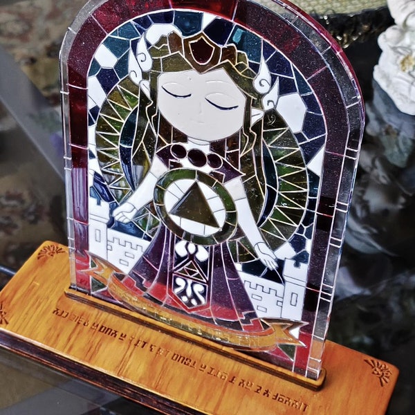 Lámpara de Escritorio | Vitral | Zelda Lightforce | The Legend of Zelda: The Minish Cap