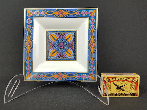 Vintage VILLEROY and BOCH Paloma Picasso Bangkok Square Dish Bowl