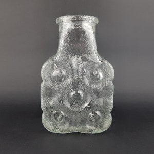 Vintage Bubbles On The Rock Pop Vase by NOELLE + VON CAMPE Design by  Walther Glas Germany  1972