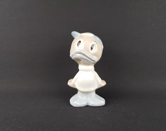 Vintage Porcelain Huey, Dewey or Louie Duck Walt Disney Collectible Figure