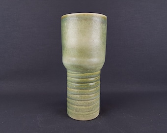 ヴィンテージ LORE KERAMIEK BEESEL グリーン スタジオ 花瓶 アート