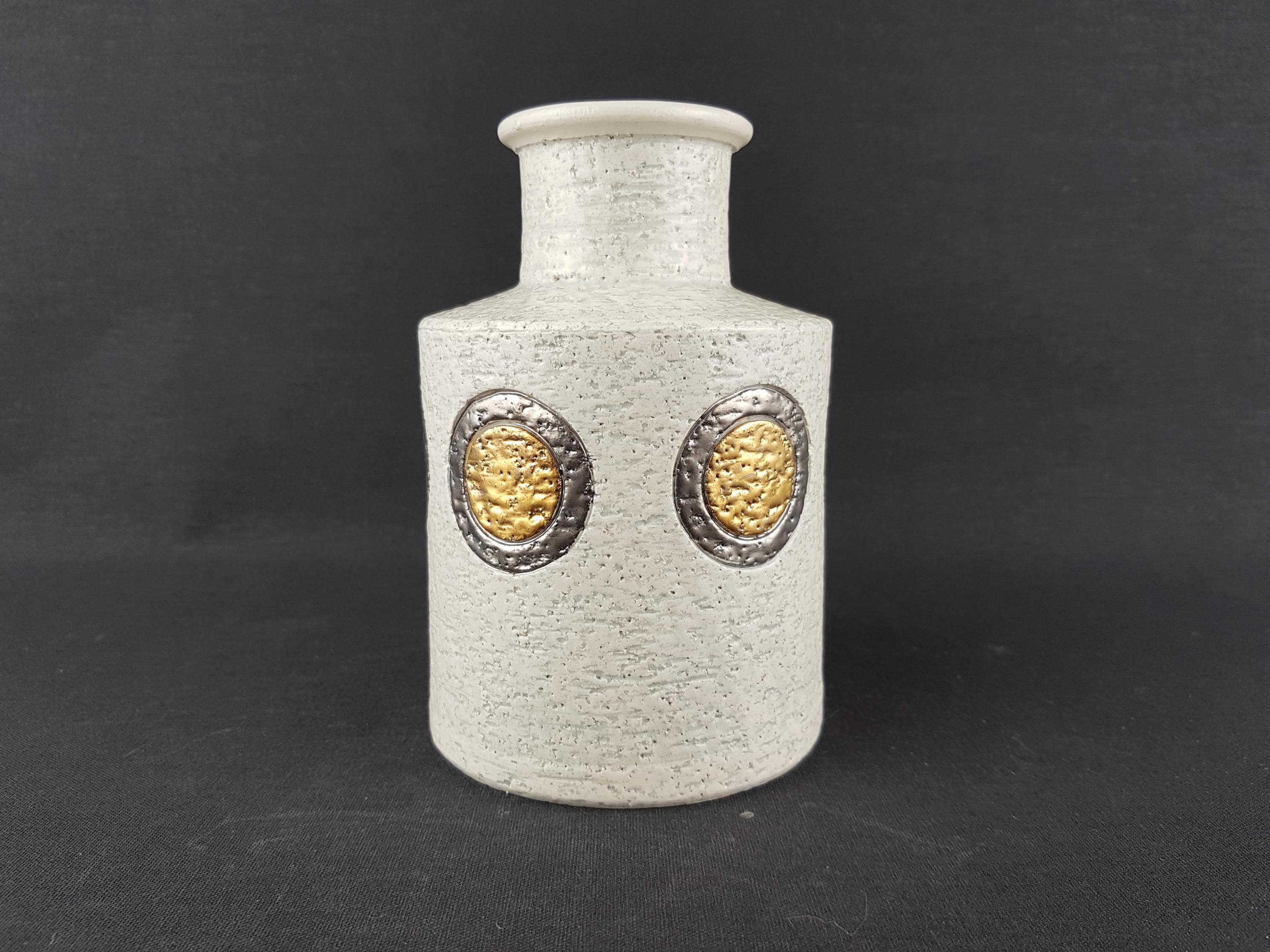 Vintage BITOSSI White Vase With 