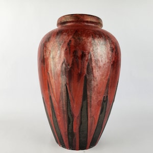 Vintage CERAMANO Vase with STROMBOLI Decor form no. 106/1 by Hanns Welling West German Pottery 1960s