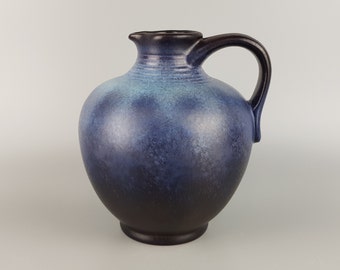 Vintage West German Pottery Blaue Krug Vase 70/2, 1960-70s