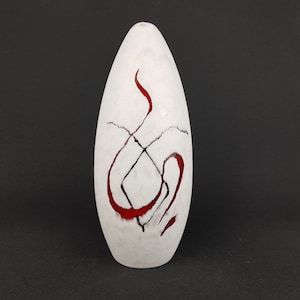 Vintage 1956s Carstens Keramik Vase  with Arkona decor, West German Pottery