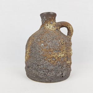 Vintage JOPEKO KERAMIK Handled Fat Lava Vase with Paris Decor 615 15 West German Pottery 1970s
