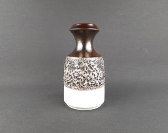 Vintage 1960s White STEULER KERAMIK Fat Lava Vase 140/20