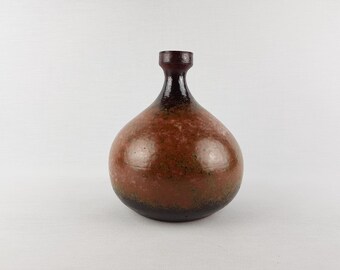 Vintage West German Fat Lava Vase, Possibly Made by Kubicek. Model