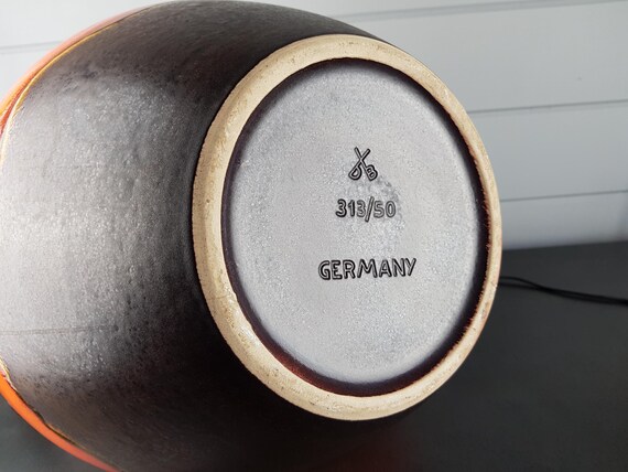 XXL ヴィンテージ DÜMLER & BREIDEN 取っ手付き パープル、オレンジ