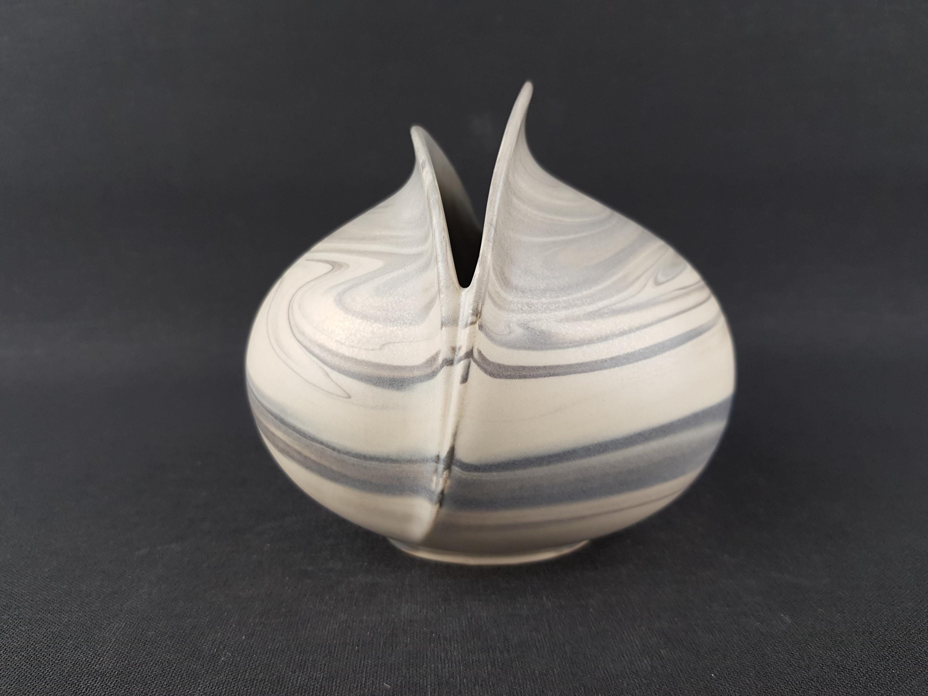 Vintage ROSENTHAL Studio Linie Queensberry Marble Venus Porcelain Vase by Uta Feyl 1970s 1980s