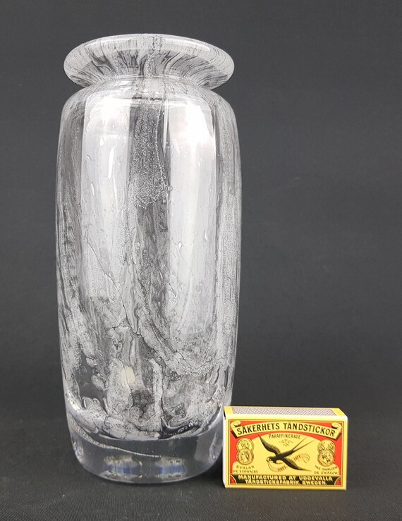 ヴィンテージPeill & Putzler ガラス花瓶 1970年代 インテリア