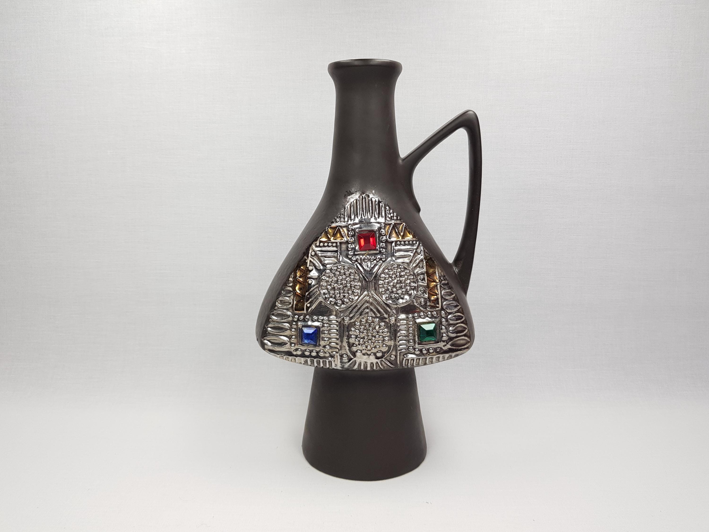 工芸品 Vintage Bay Keramik West German Vase Vintage Bay Keramik Vase: West German Pottery, Mid-century