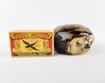 Vintage SOHOLM STENTOJ DENMARK Brown and Beige Hedgehog