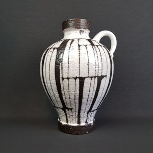 Vintage CARSTENS KERAMIK Island Serie Vase 228-34  by Gerda Heukeroth West German Pottery 1964