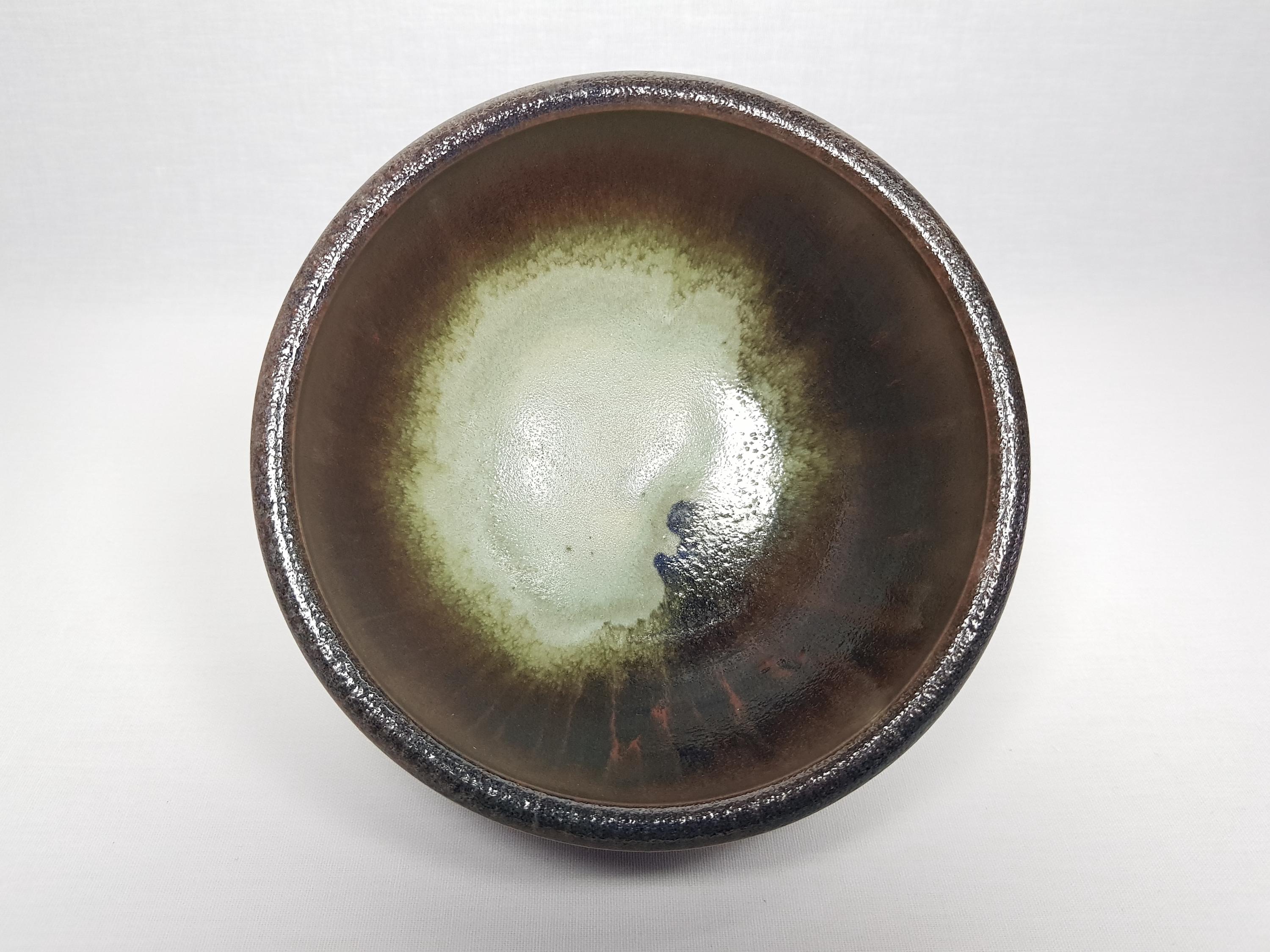 Vintage Studio Art Pottery Bowl - Signed 