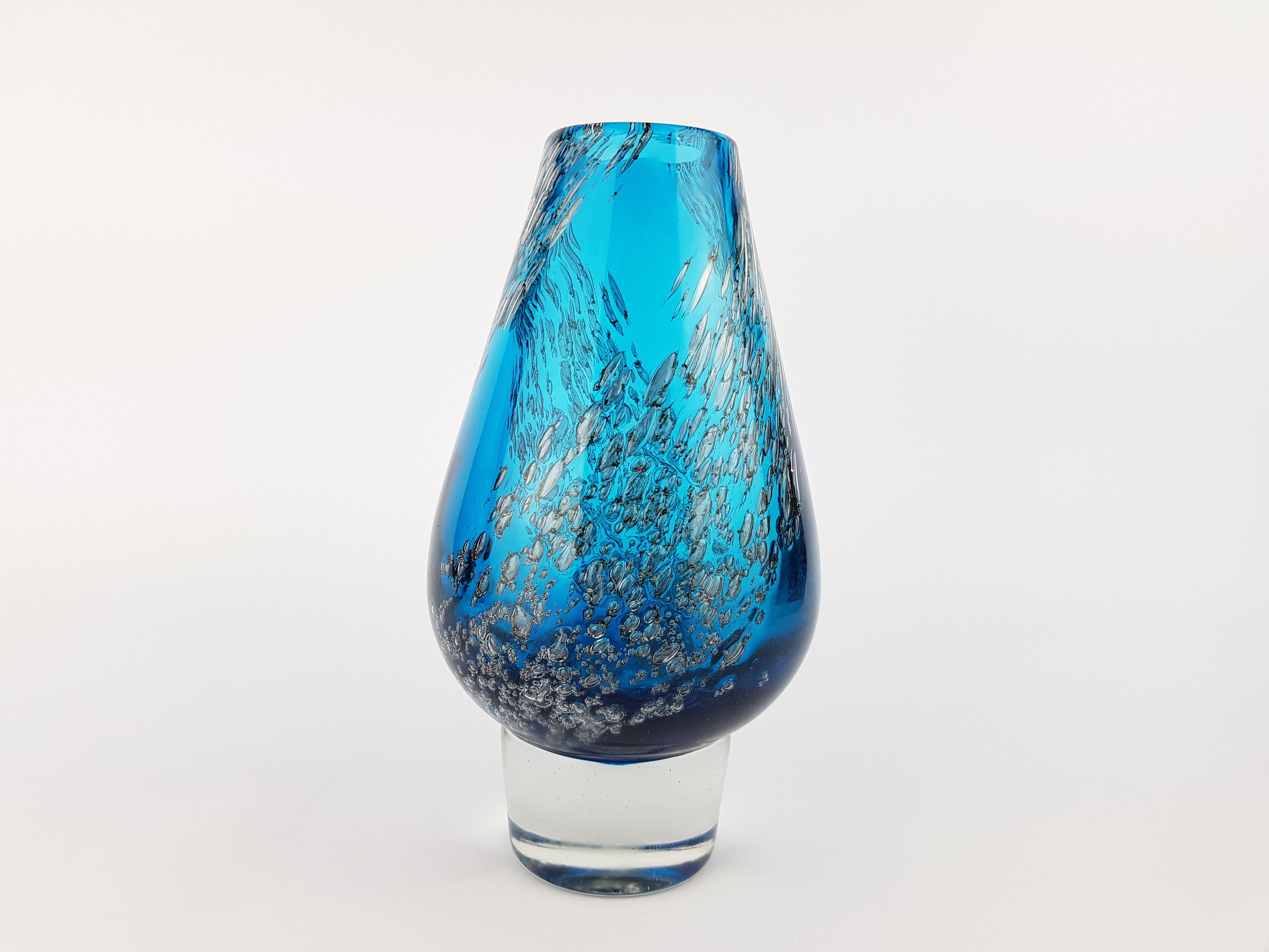 ZWIESELツヴィーゼル フラワーベース(花瓶) 60cm コバルトブルー