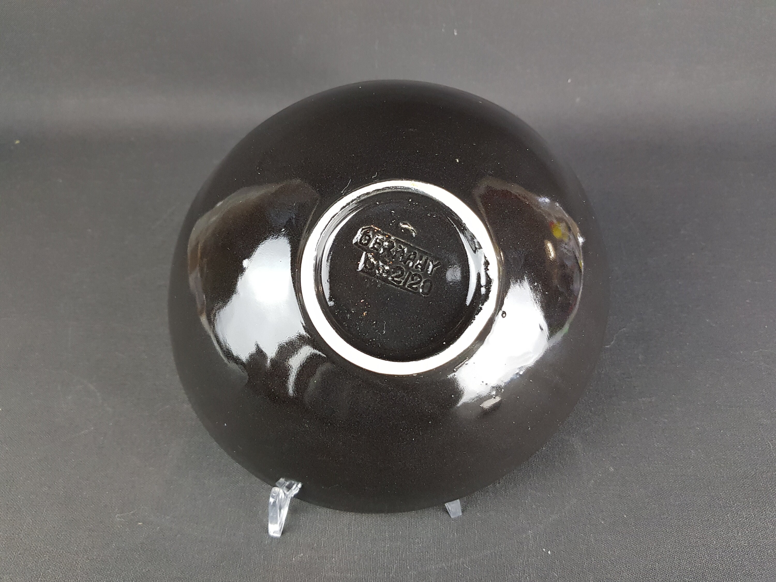 Vintage JASBA KERAMIK White Fat Lava Bowl 652/20 With Vintage JASBA KERAMIK White Fat Lava Bowl 652/20 With