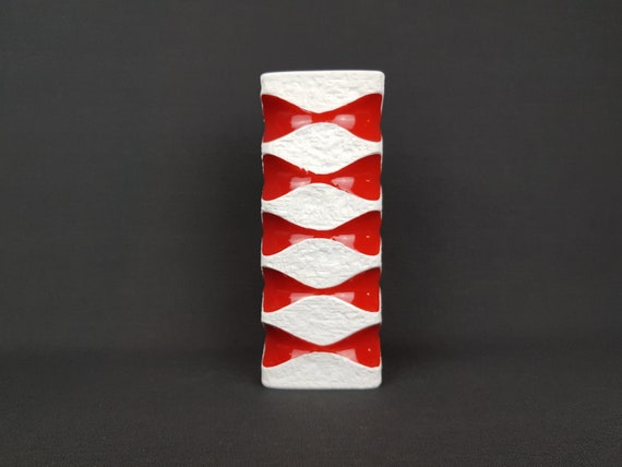 ヴィンテージ ロイヤル KPM ポーセリン ビスケット オプアート 花瓶