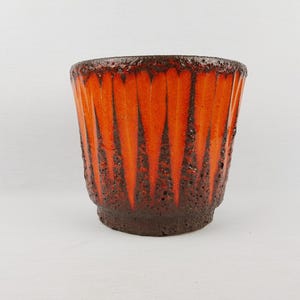 工芸品 fat lava Fat Lava West Germany Vase - 213-20 - Scheurich - Mid