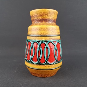 Vintage BAY KERAMIK Vase| Model 518-16 | West German Pottery | Mid-Century Design 1970s