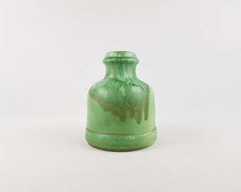 1960年代｜ドイツ｜オリーブグリーンの花瓶 ヴィンテージデザイン花瓶 1960年代 OTTOセラミックス グリーン