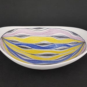 Vintage  MARSCHNER Fat Lava Pottery Bowl:  Design - West German Art