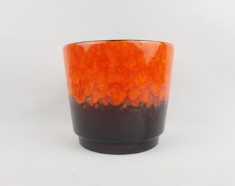 XL Vintage SCHEURICH KERAMIK Fat Lava Planter Flower Pot 806