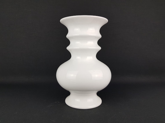 ヴィンテージ デルフト WIT 陶器花瓶 607 オランダ陶器 1970年代