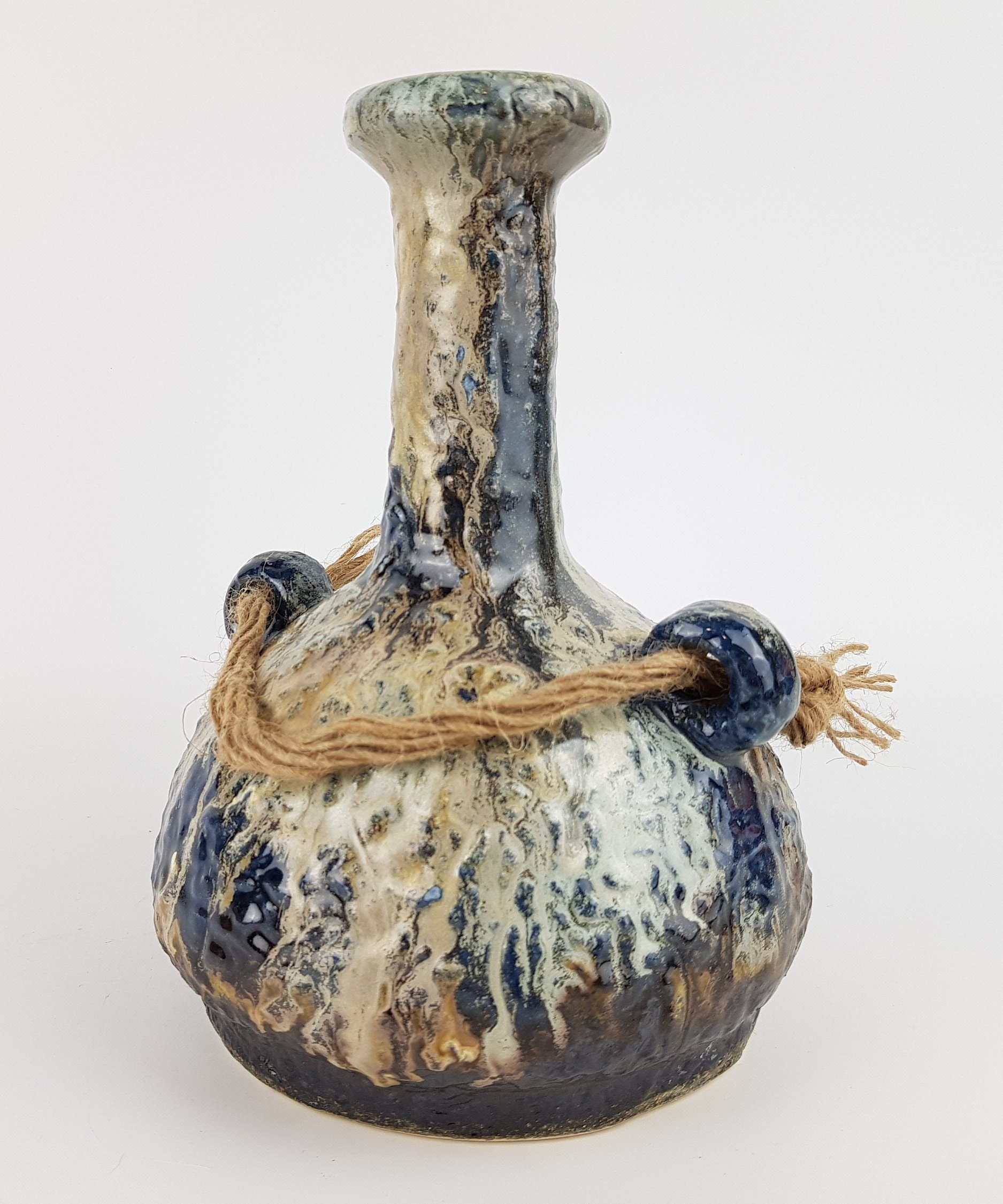 Dümler & Breiden】 Domino 25cm fat lava Vintage West German Fat