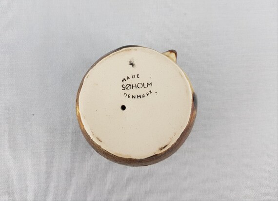 Vintage SOHOLM STENTOJ DENMARK Brown and Beige Hedgehog Figurine