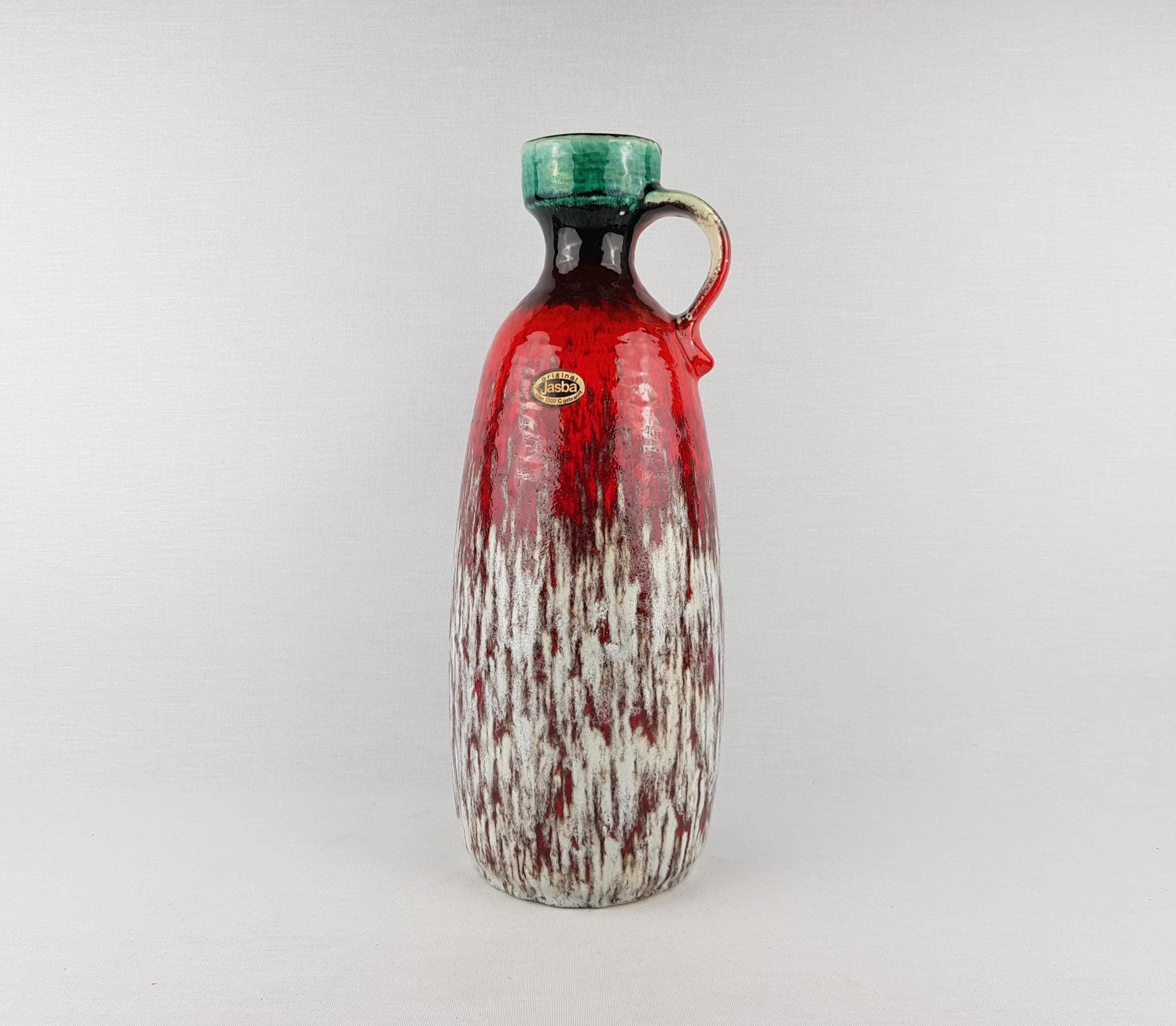 Jasba 花器 Fat ドイツ 1960年代~1970年代 ヴィンテージ 花瓶 1960年代